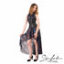 SiaLinda: Rock Phoenix, bunt, transparent, vorne und hinten geschlitzt, asymmetrisch - SiaLinda.com
